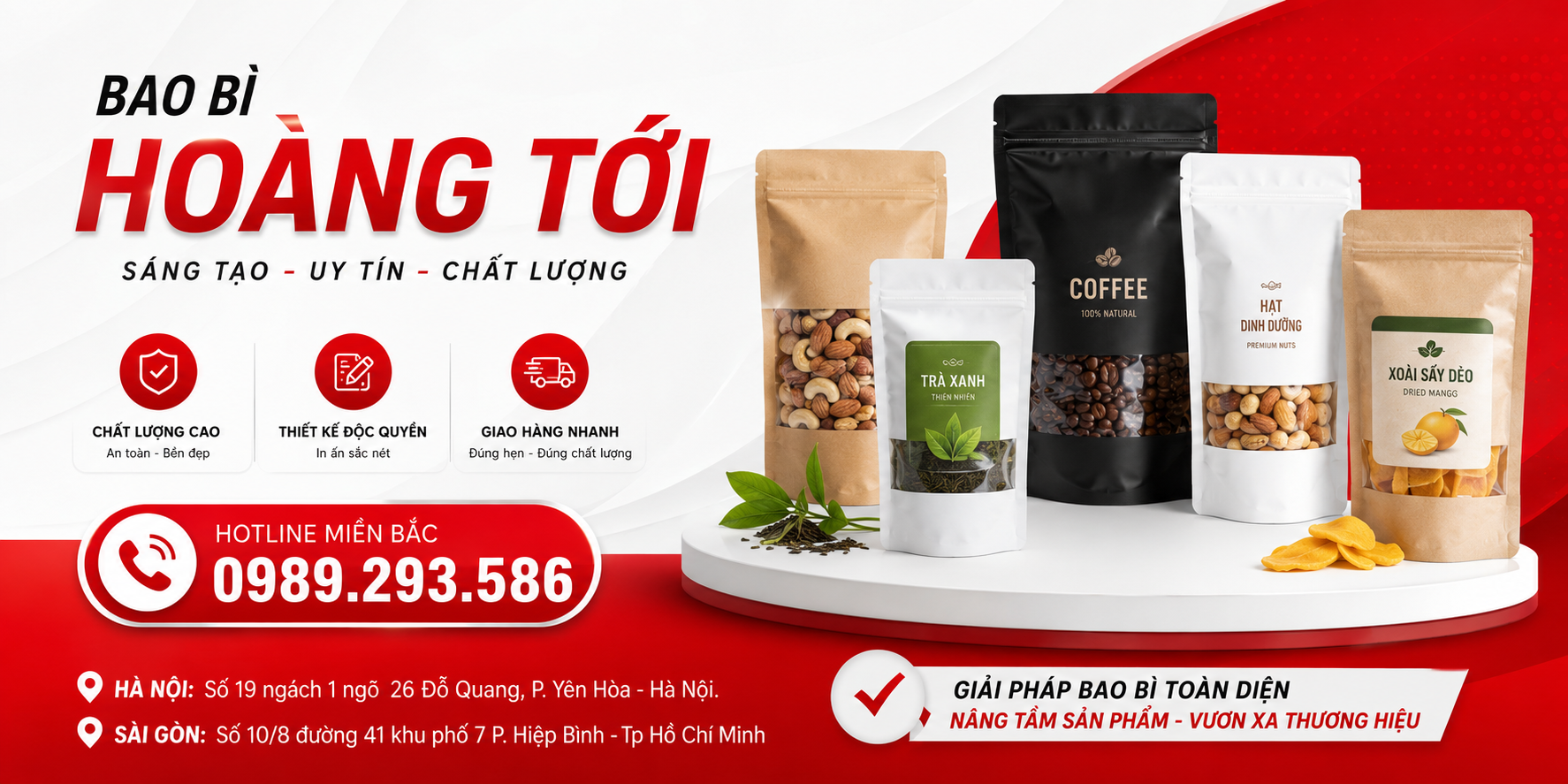 Chọn In Bao Bì Hoàn Kiếm Hà Nội – In Nhanh Giá rẻ, nhận in nhỏ lẻIn Bao Bì Hoàn Kiếm Hà Nội – In Nhanh Giá rẻ, nhận in nhỏ lẻ 