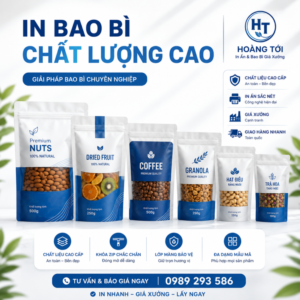 xưởng in bao bì chất lượng cao Hà Nội